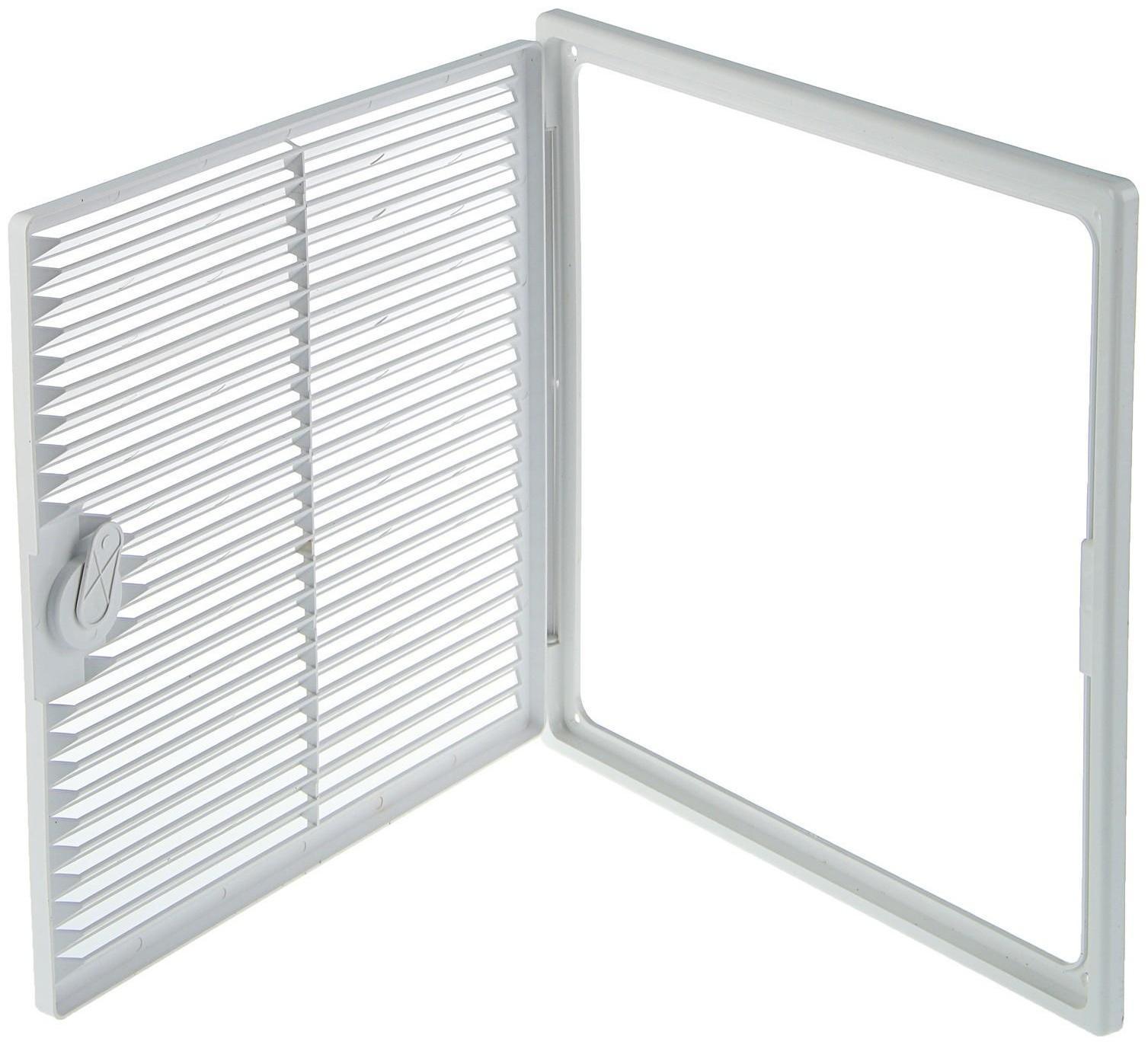 Люк ревизионный ERA 3030 ДФ, 300 х 300 мм, с вентиляционной решеткой