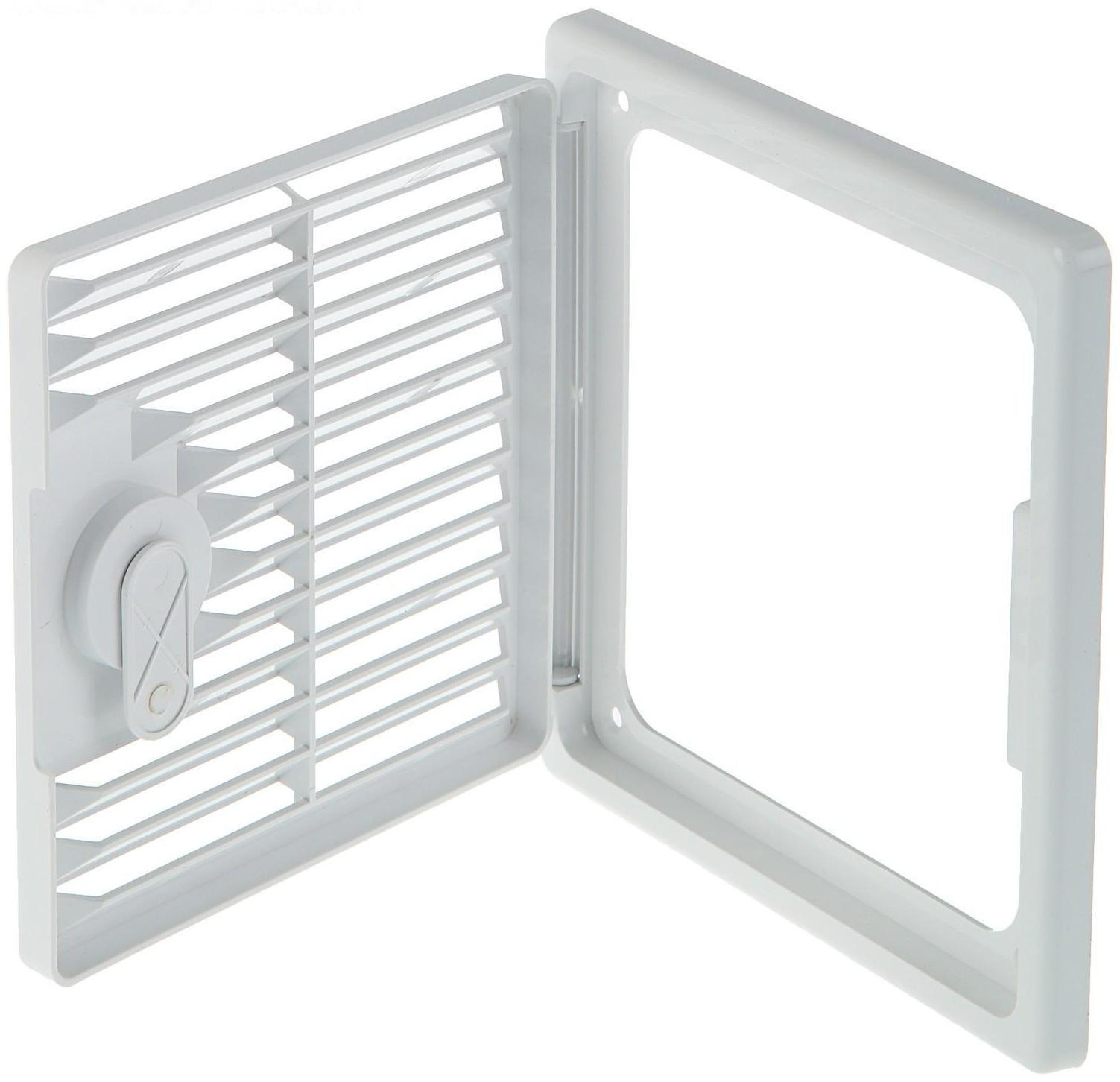 Люк ревизионный ERA 1515 ДФ, 150 х 150 мм, с вентиляционной решеткой