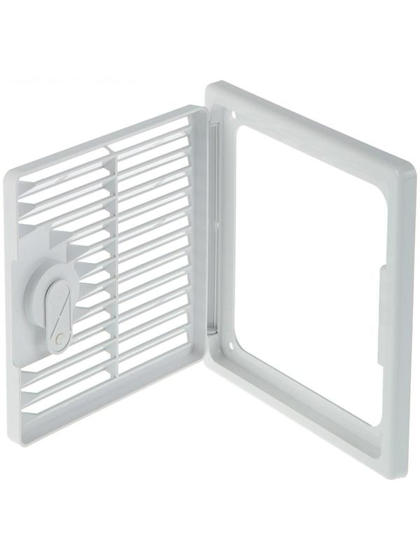 Люк ревизионный ERA 1515 ДФ, 150 х 150 мм, с вентиляционной решеткой