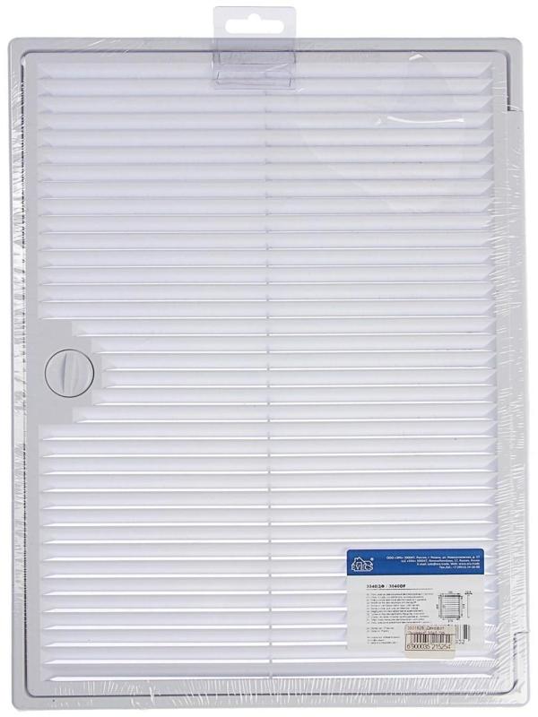 Люк ревизионный ERA 3040 ДФ, 300х400 мм, с вентиляционной решеткой