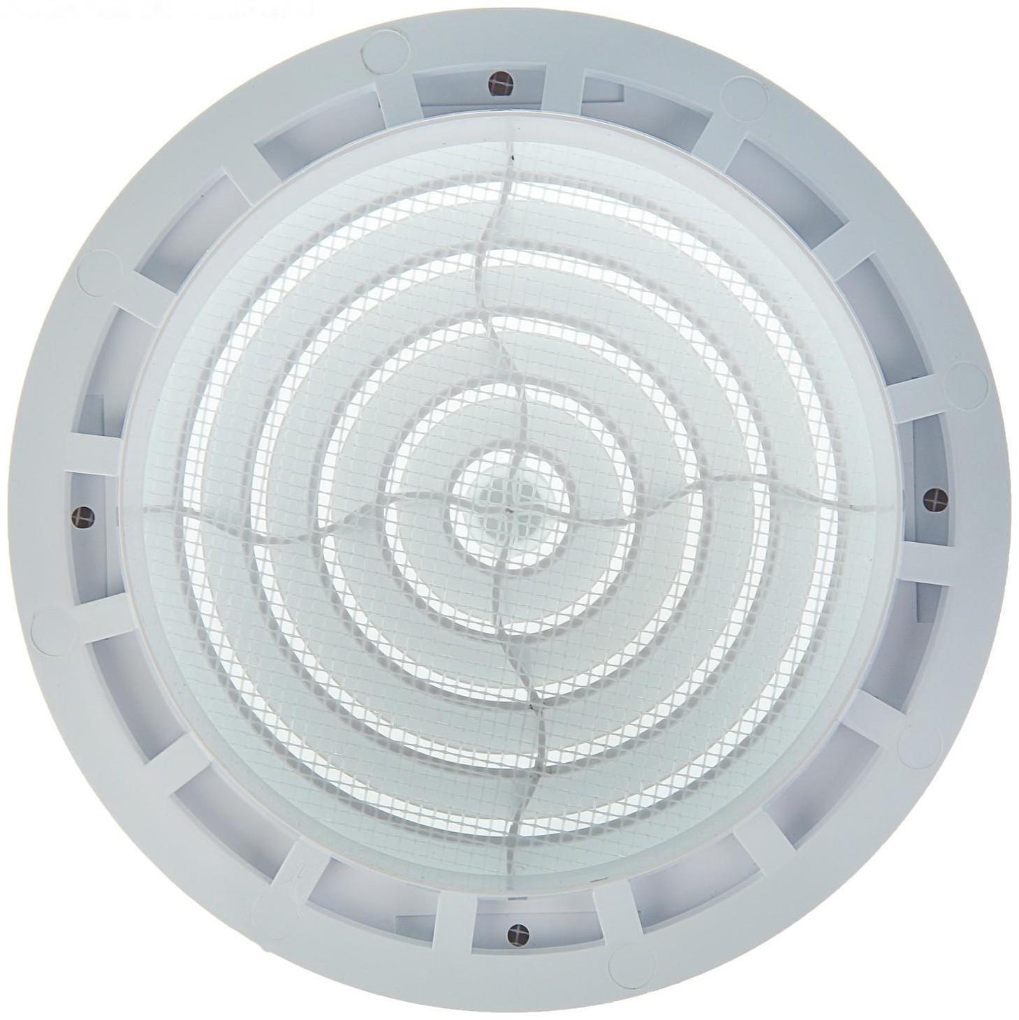 Диффузор ERA 12,5DK, приточно-вытяжной со стопорным кольцом и фланцем, d=125 мм