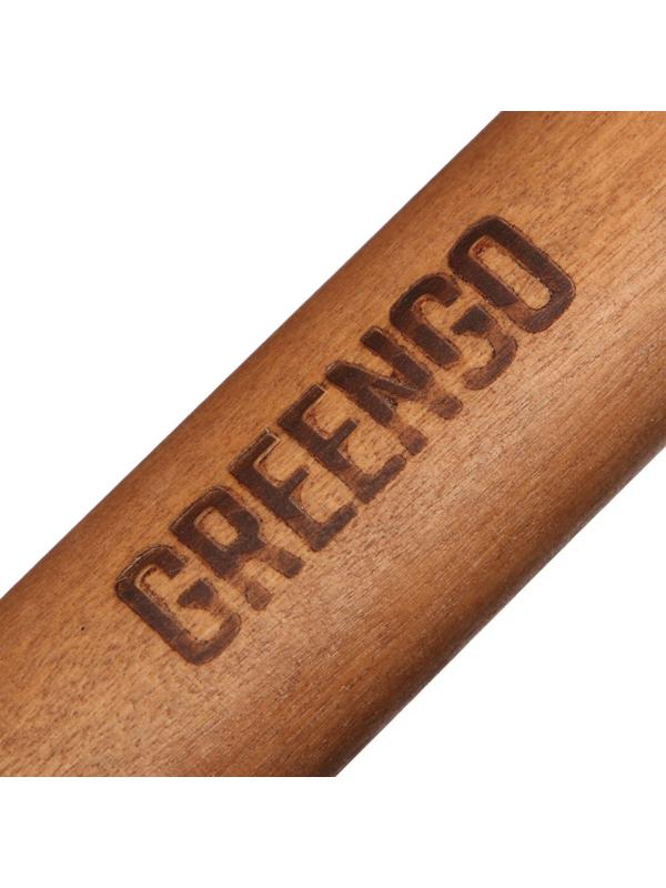 Вилы садово-огородные, 4-рогие, с упором, деревянный черенок, «Премиум»