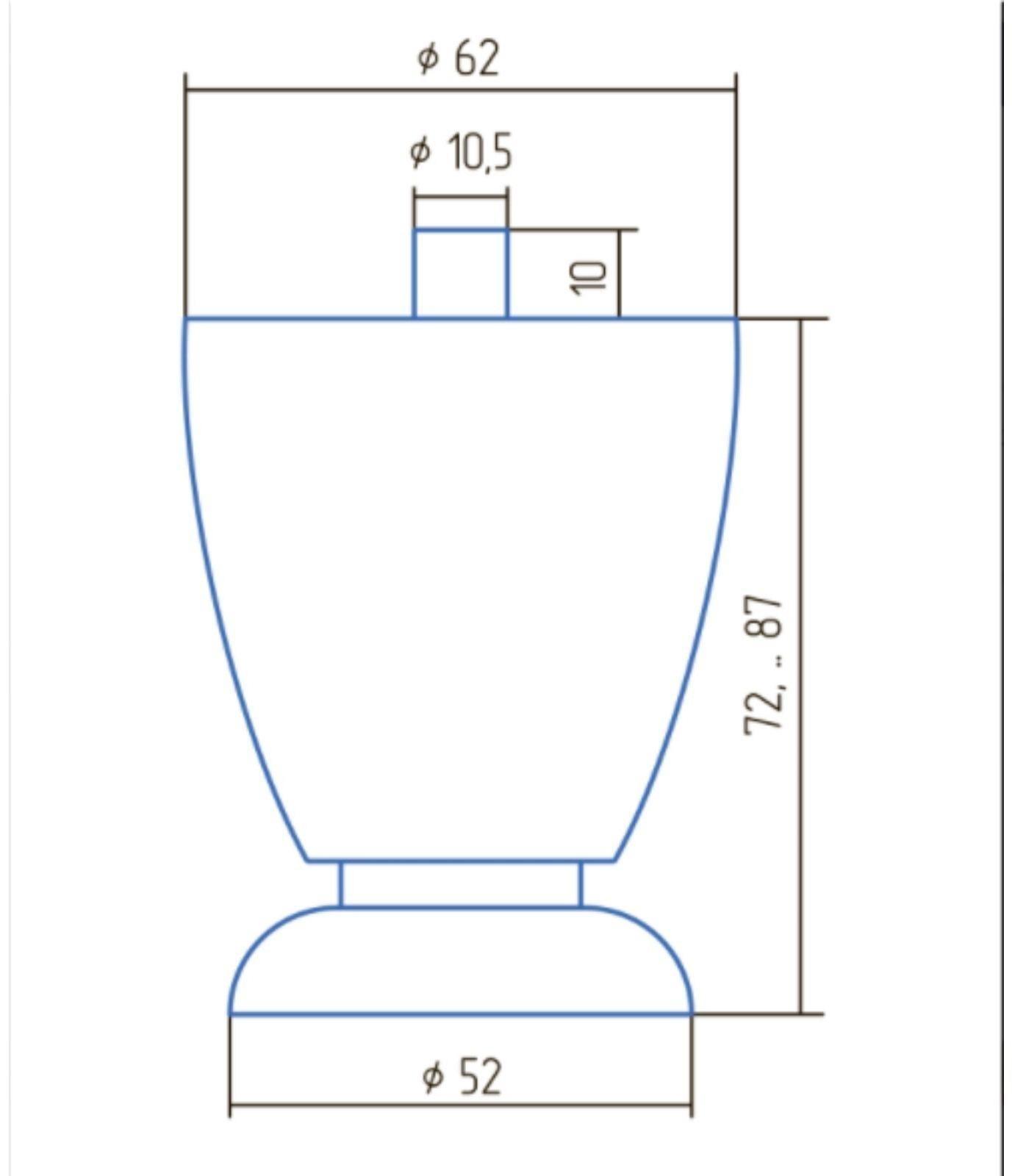 Опора регулируемая, Н=40 мм, цвета беж