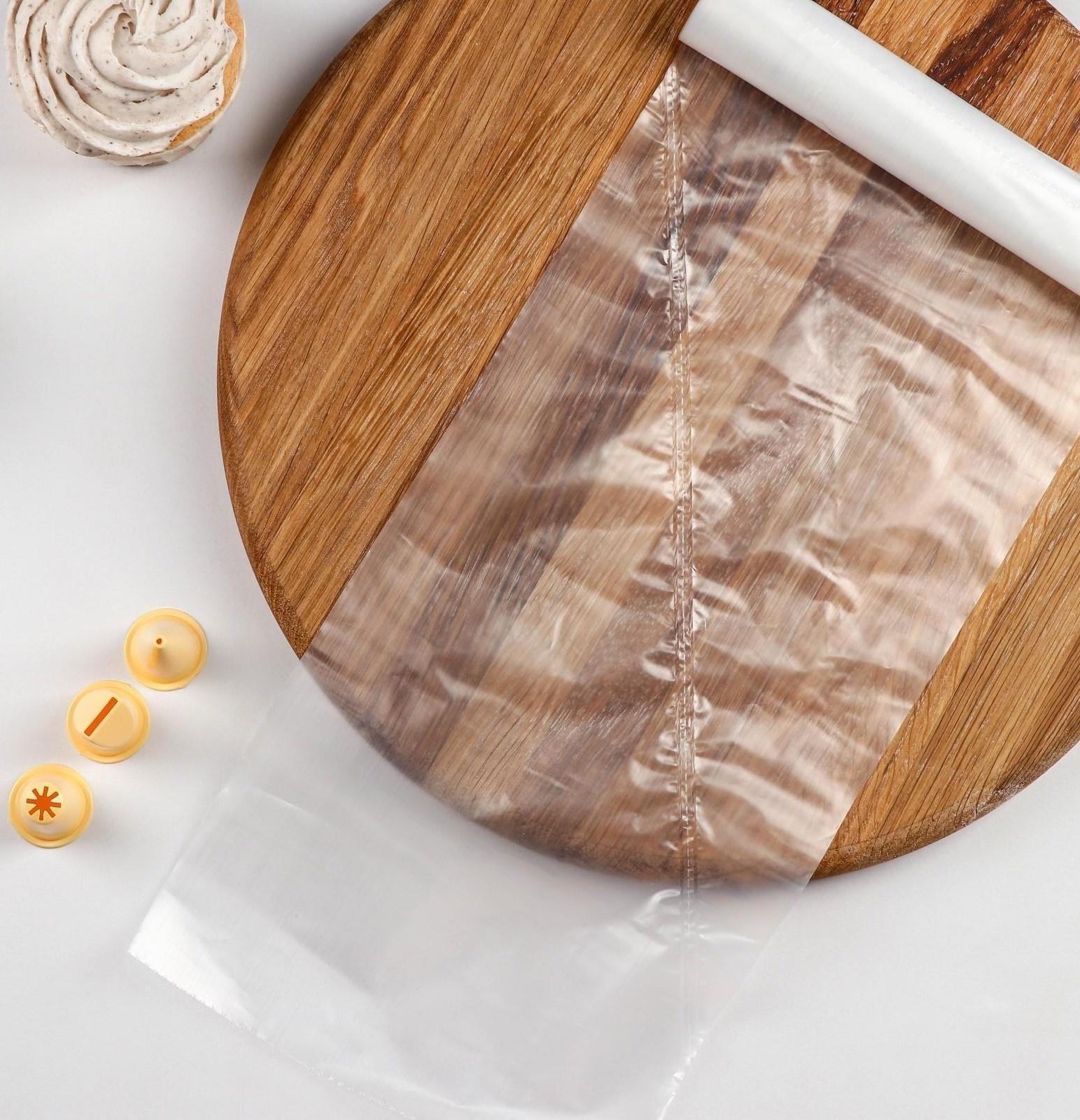 Набор кондитерский Доляна, 20 мешков, 3 насадки, насадки ассорти