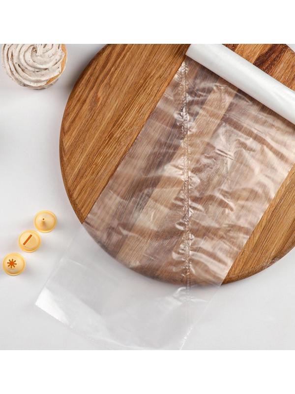 Набор кондитерский Доляна, 20 мешков, 3 насадки, насадки ассорти