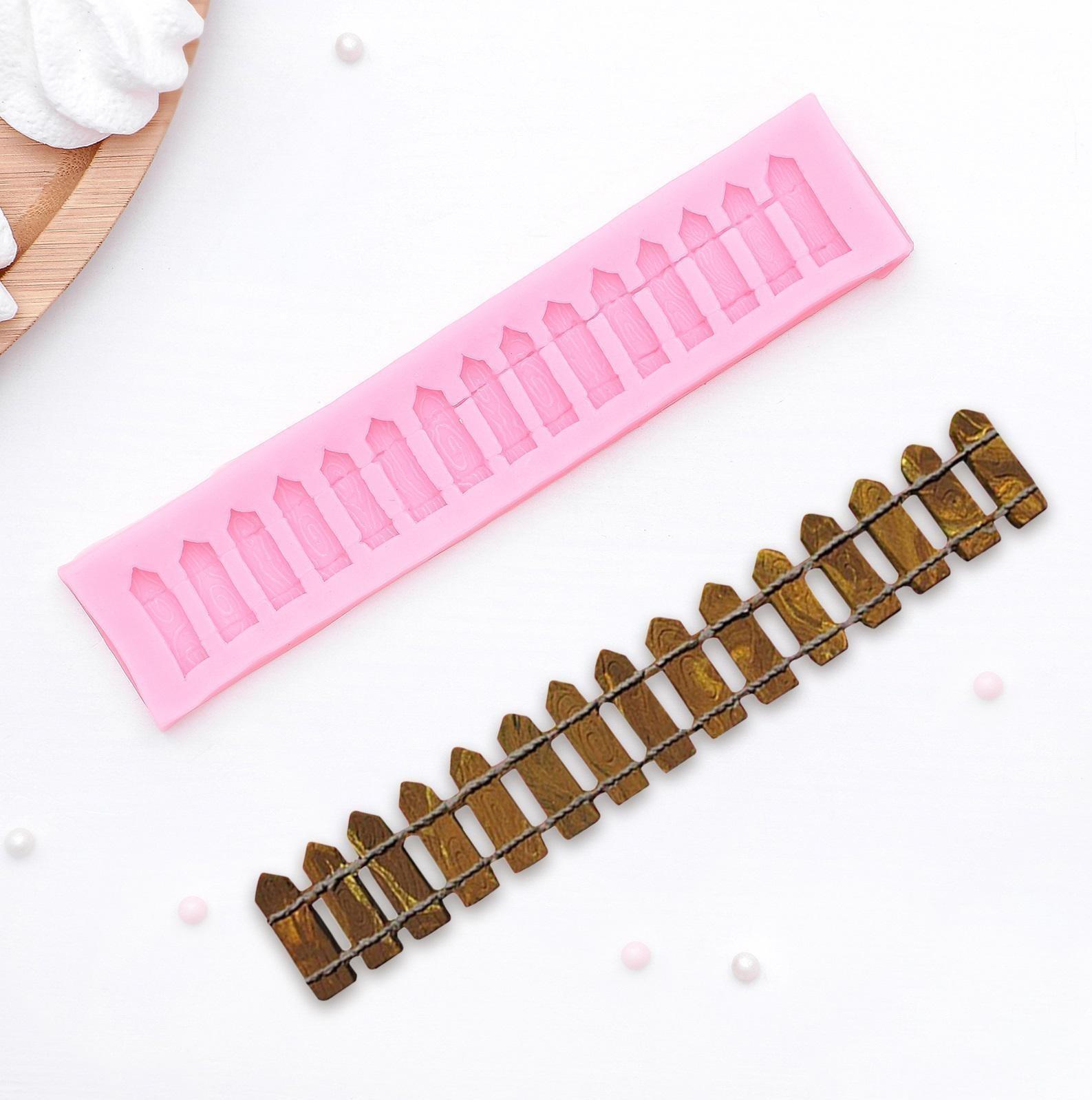 Молд «Заборчик», 16,5×3,6 см, цвет МИКС