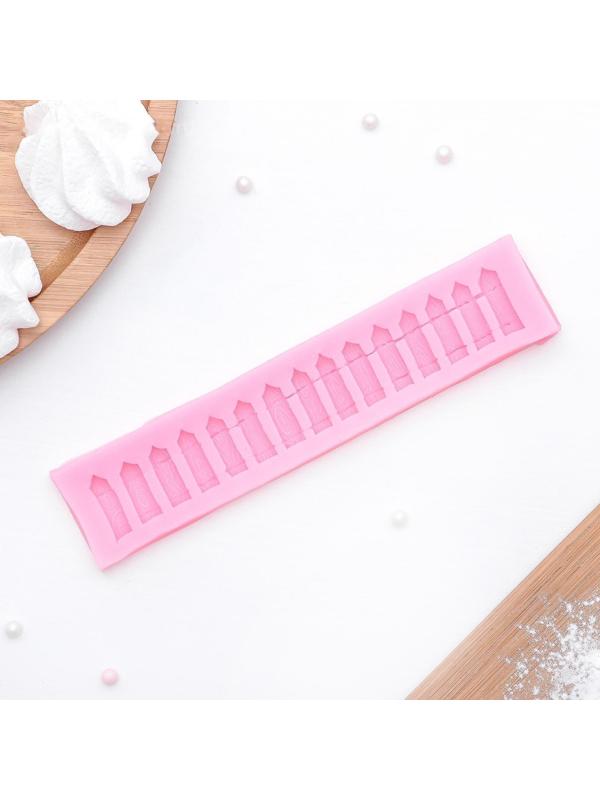 Молд «Заборчик», 16,5×3,6 см, цвет МИКС