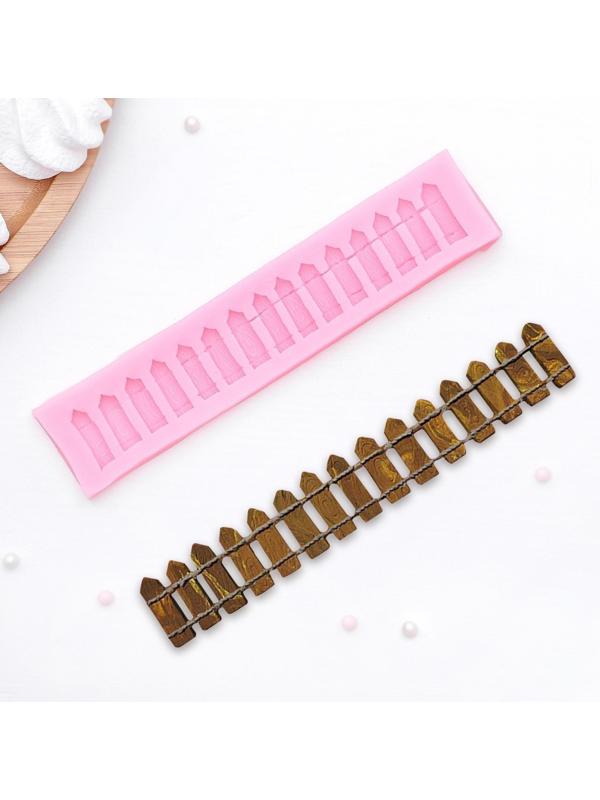 Молд «Заборчик», 16,5×3,6 см, цвет МИКС