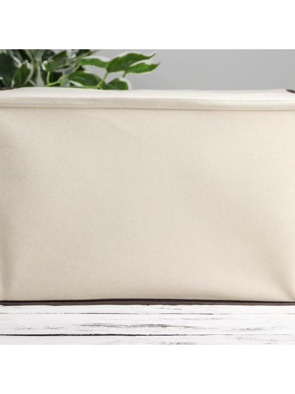 Короб стеллажный для хранения с крышкой «Эйфелева башня», 38×25×24 см