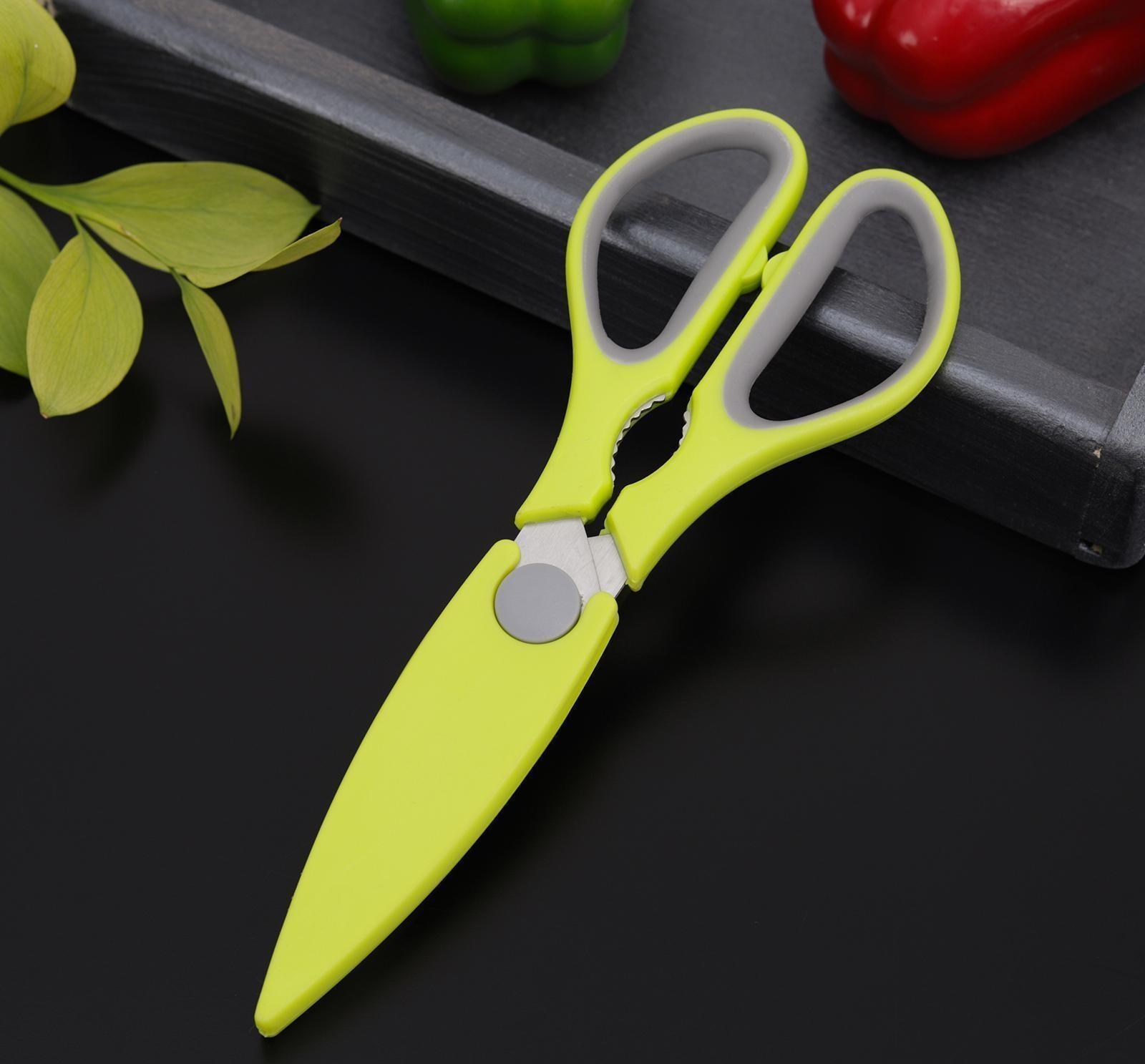 Ножницы кухонные Доляна «Спорт», 22 см, цвет МИКС