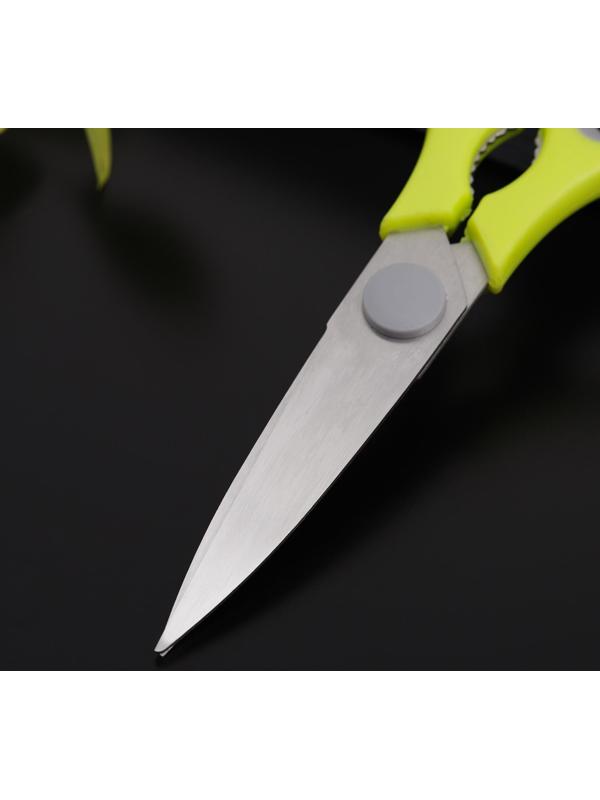 Ножницы кухонные Доляна «Спорт», 22 см, цвет МИКС