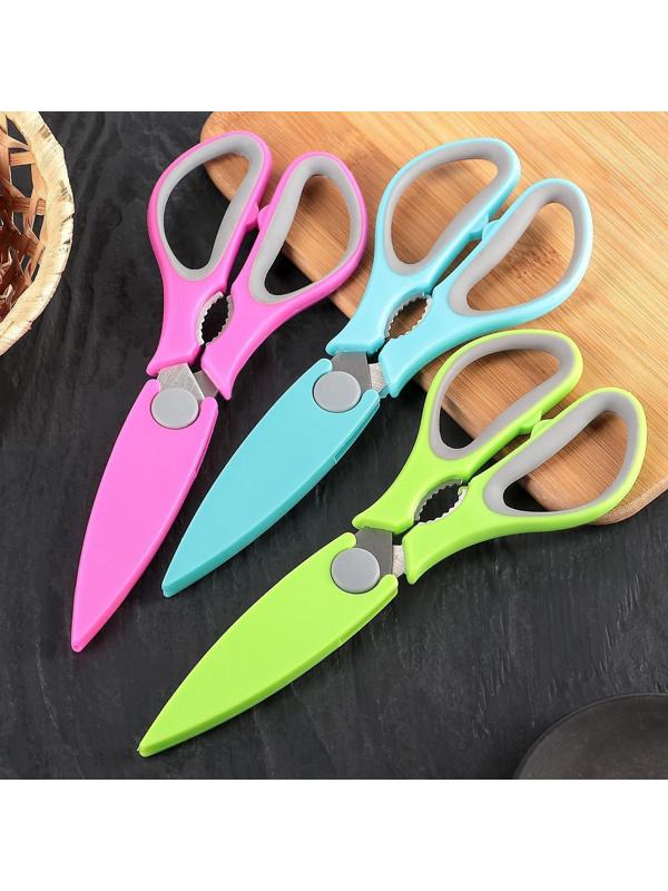 Ножницы кухонные Доляна «Спорт», 22 см, цвет МИКС