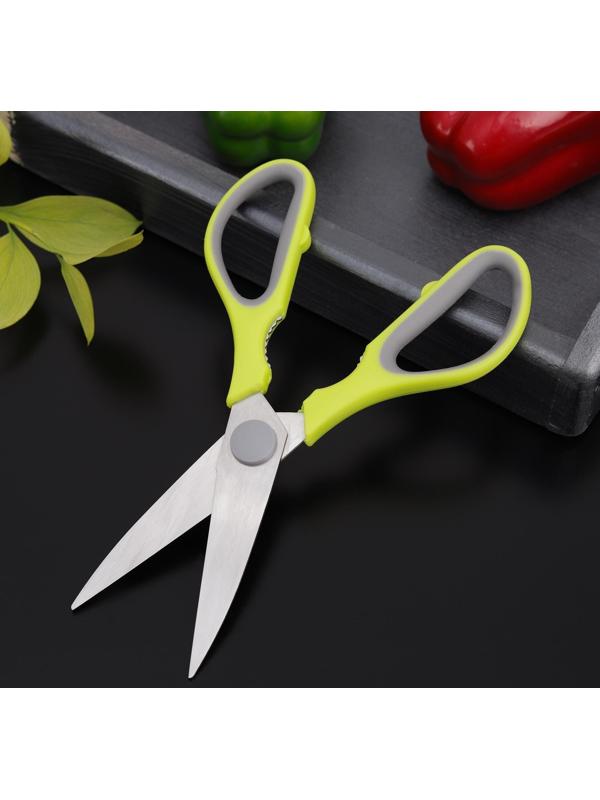 Ножницы кухонные Доляна «Спорт», 22 см, цвет МИКС