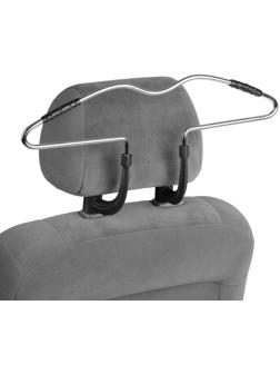 Плечики с креплением на подголовник, хром