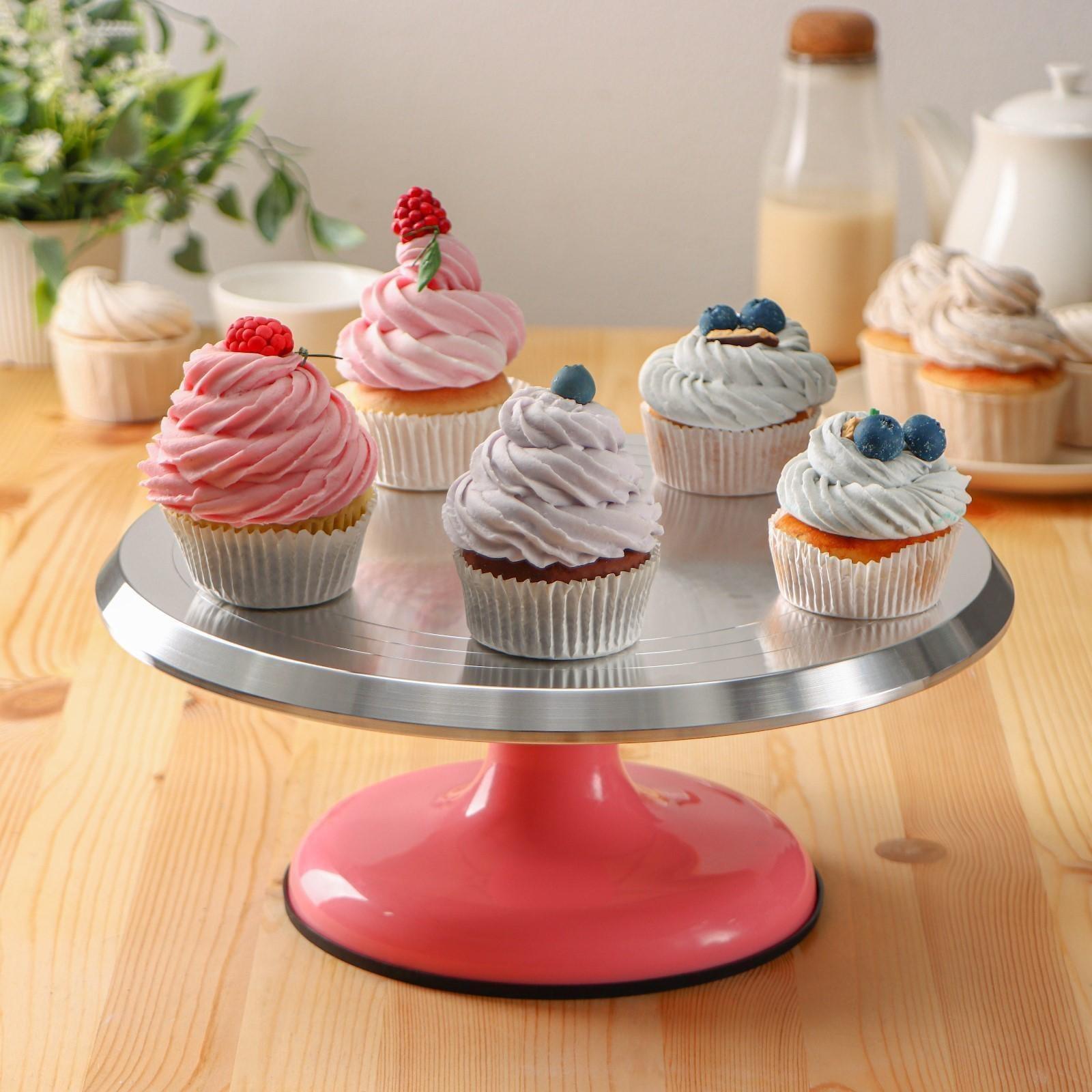 Подставка для торта «Лазурь», d=29 см, цвет МИКС