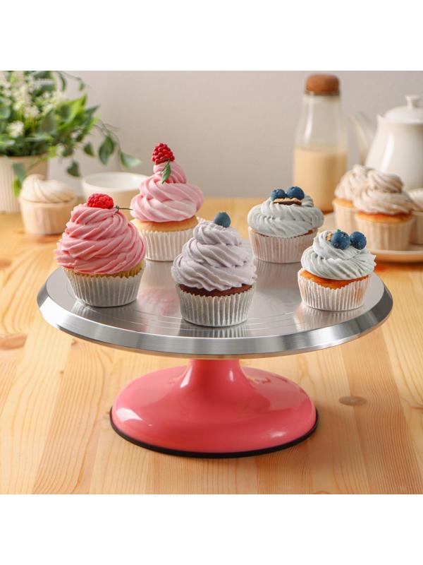 Подставка для торта «Лазурь», d=29 см, цвет МИКС