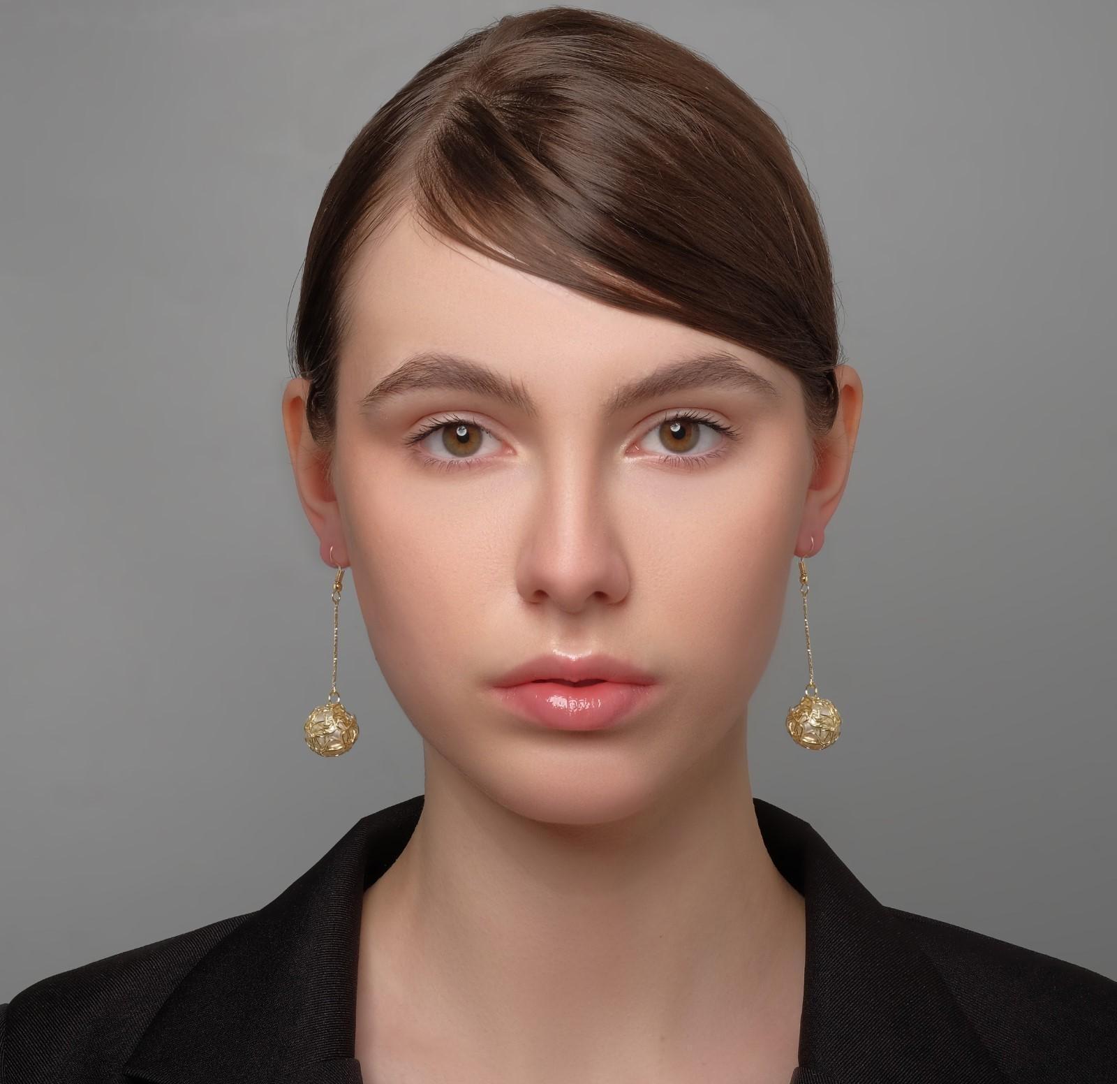 Серьги висячие 