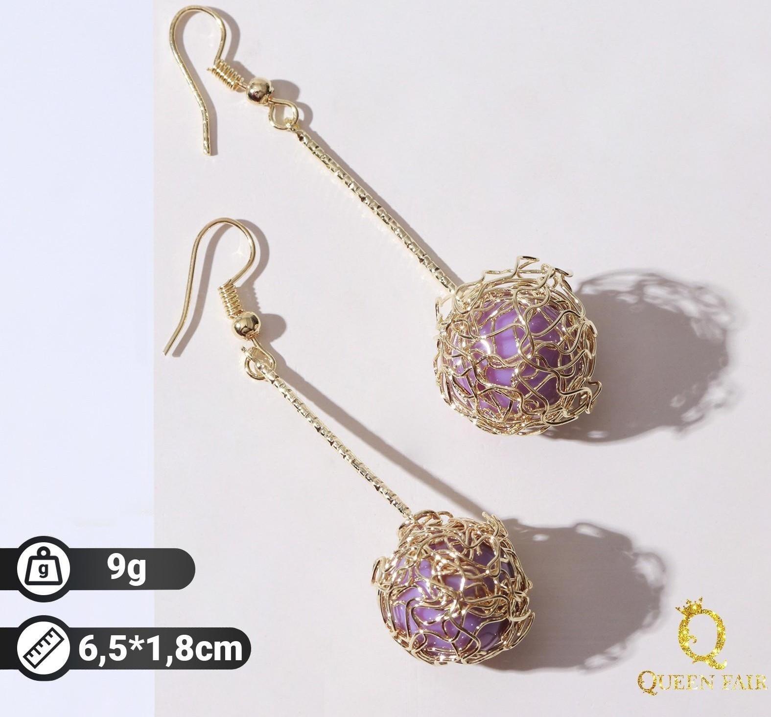 Серьги висячие 