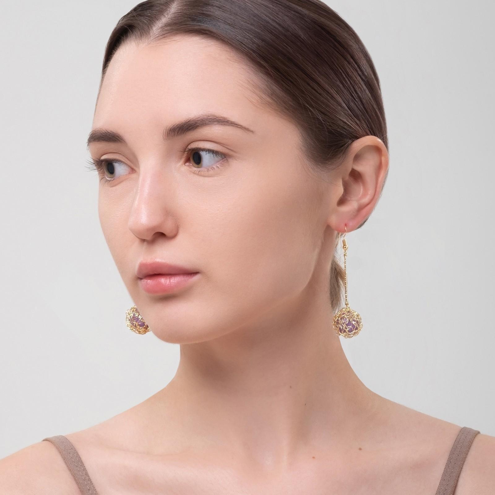 Серьги висячие 