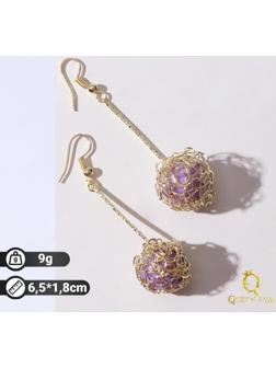 Серьги висячие 