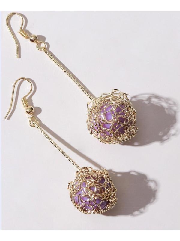 Серьги висячие 