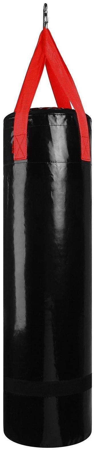 Мешок боксёрский на ременной ленте 25 кг, цвет чёрный