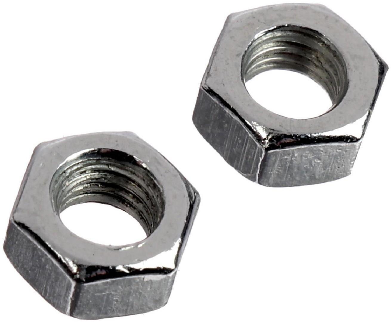 Гайка шестигранная ТУНДРА krep, DIN934, М6, оцинкованная, 5 кг (2450 шт.)