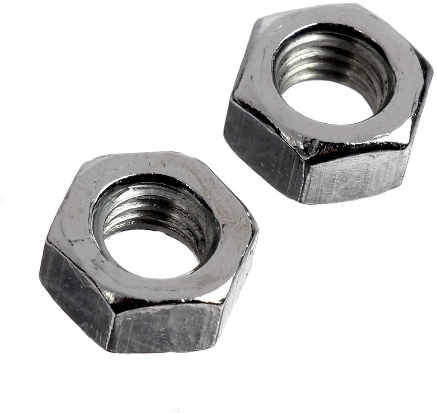 Гайка шестигранная ТУНДРА krep, DIN934, М8, оцинкованная, 5 кг (1111 шт.)