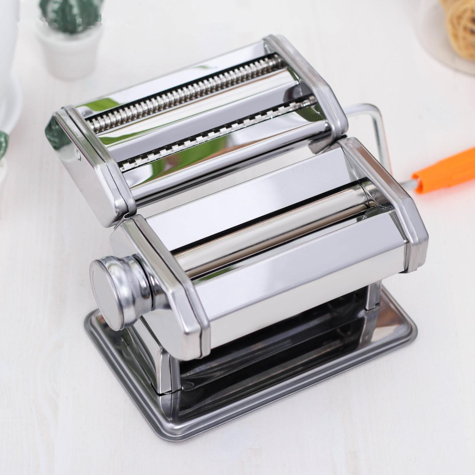 Лапшерезка с функцией раскатывания теста Доляна, 6 настроек толщины теста, ширина лапши 3 и 7 мм