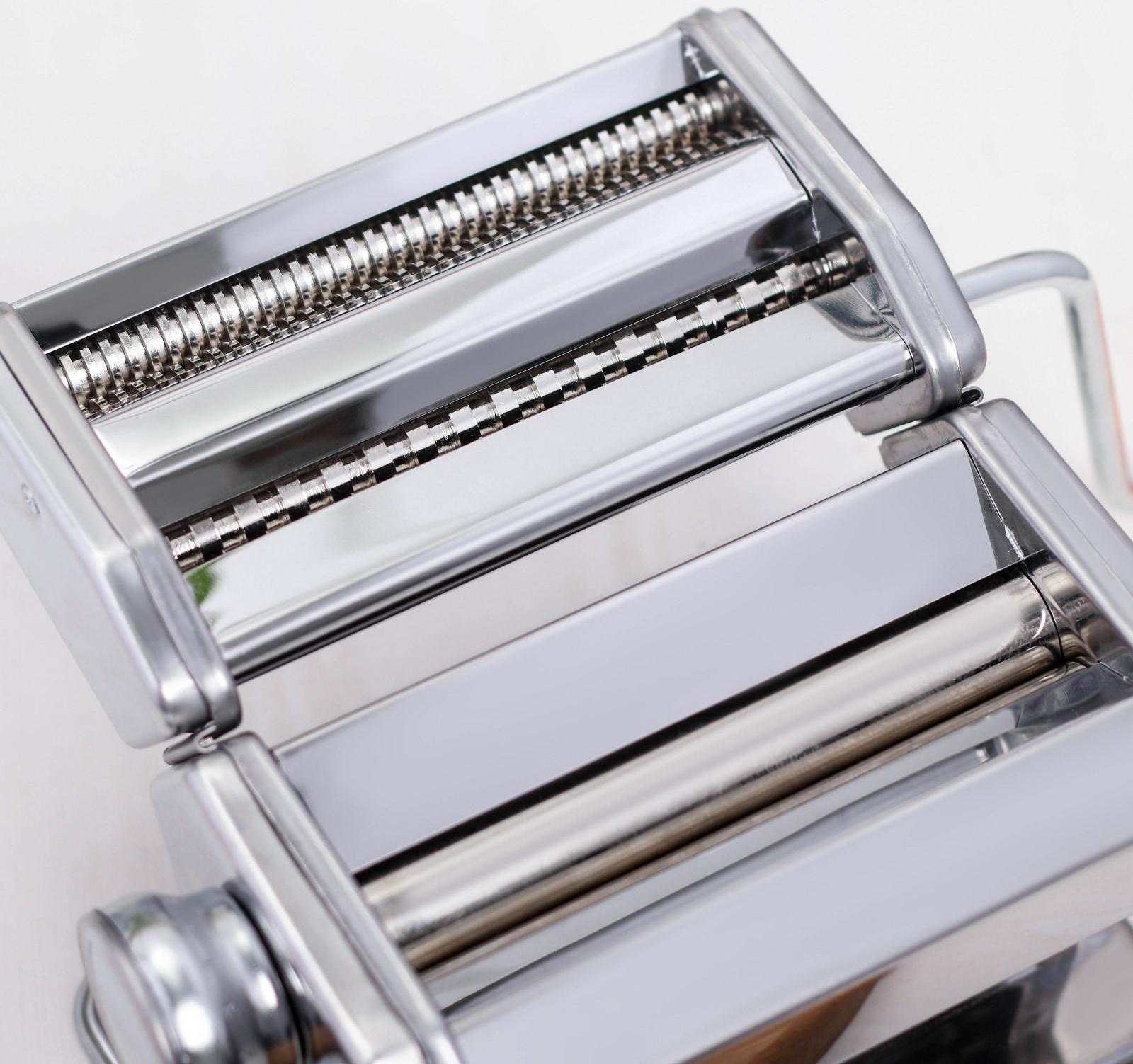 Лапшерезка с функцией раскатывания теста Доляна, 6 настроек толщины теста, ширина лапши 3 и 7 мм