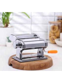 Лапшерезка с функцией раскатывания теста Доляна, 6 настроек толщины теста, ширина лапши 3 и 7 мм