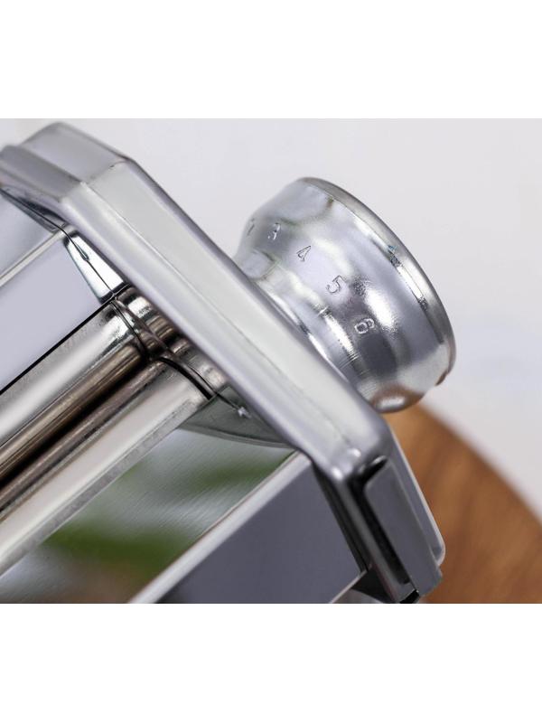 Лапшерезка с функцией раскатывания теста Доляна, 6 настроек толщины теста, ширина лапши 3 и 7 мм