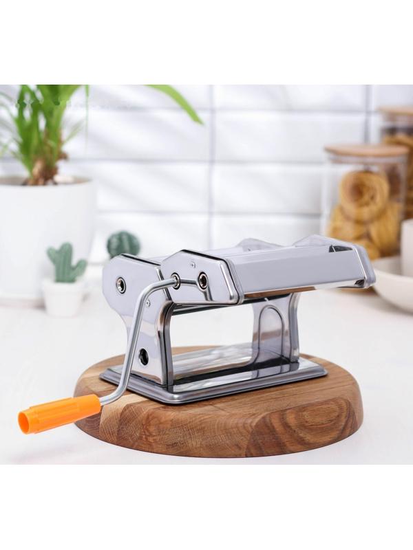 Лапшерезка с функцией раскатывания теста Доляна, 6 настроек толщины теста, ширина лапши 3 и 7 мм