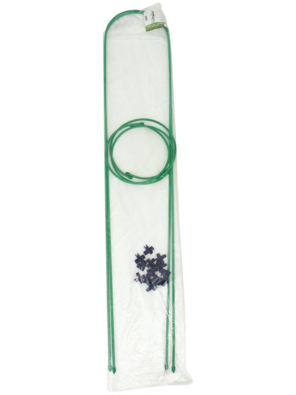 Шпалера, 170 × 30 × 1 см, металл, зелёная, «Ракета Клевер»