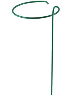 Кустодержатель для клубники, d = 15 см, h = 25 см, ножка d = 0,3 см, металл, зелёный