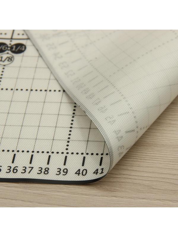 Силиконовый коврик с разлиновкой армированный, 60×50 см