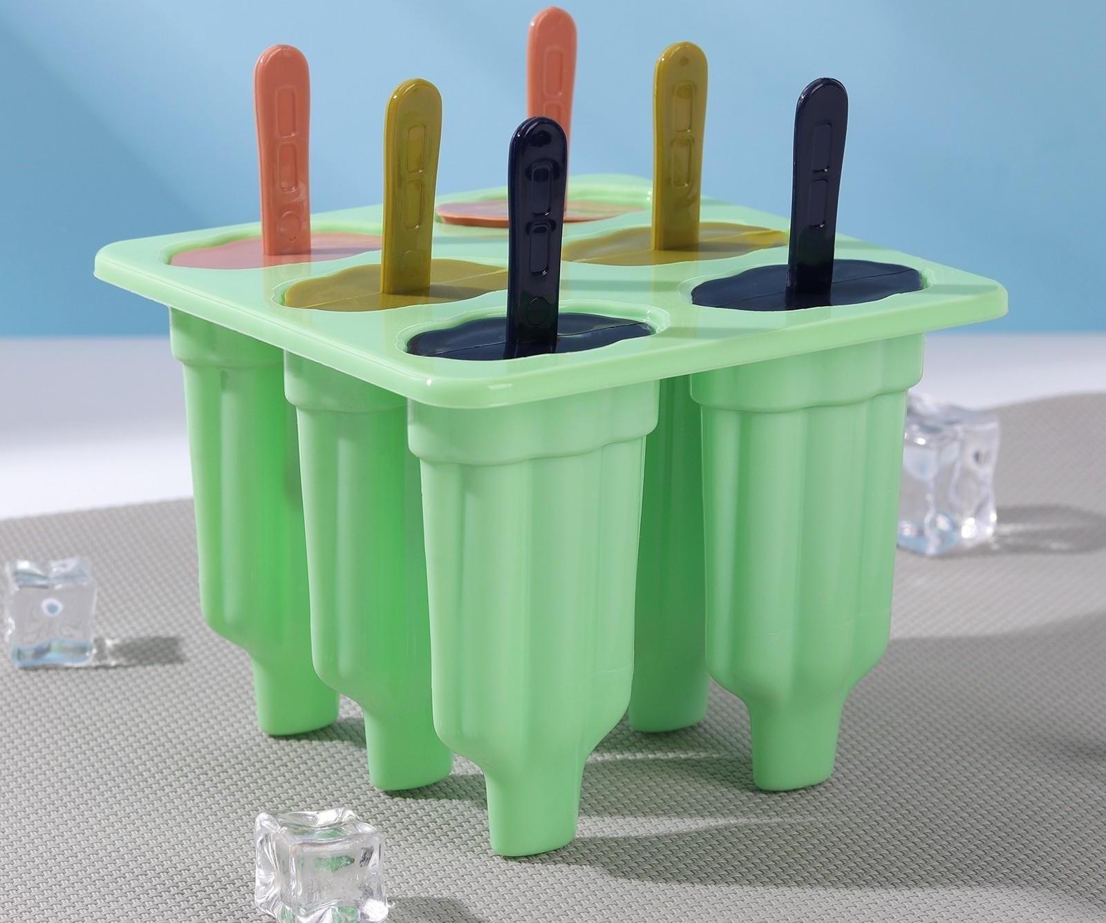 Форма для мороженого «Карусель», 6 ячеек, цвет МИКС