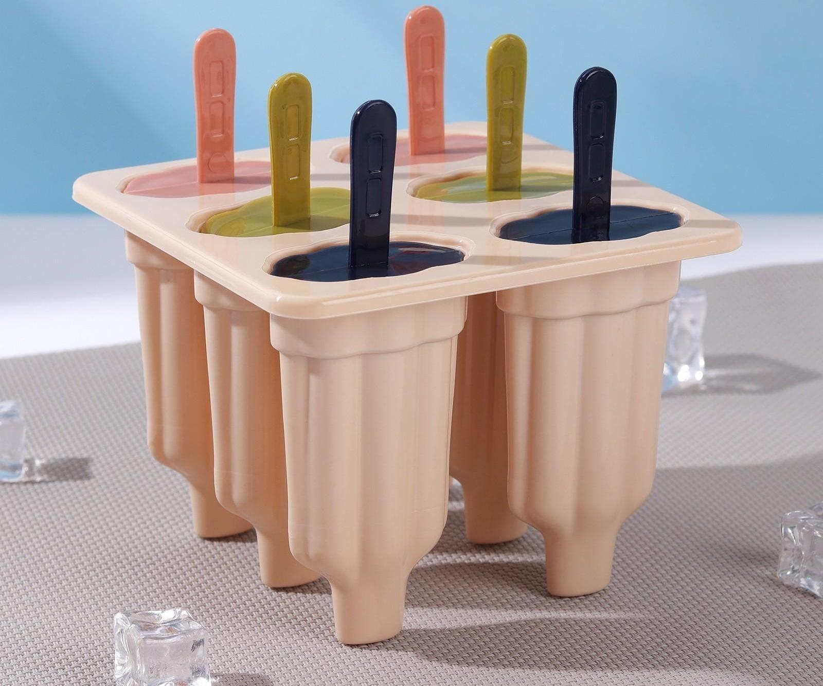 Форма для мороженого «Карусель», 6 ячеек, цвет МИКС