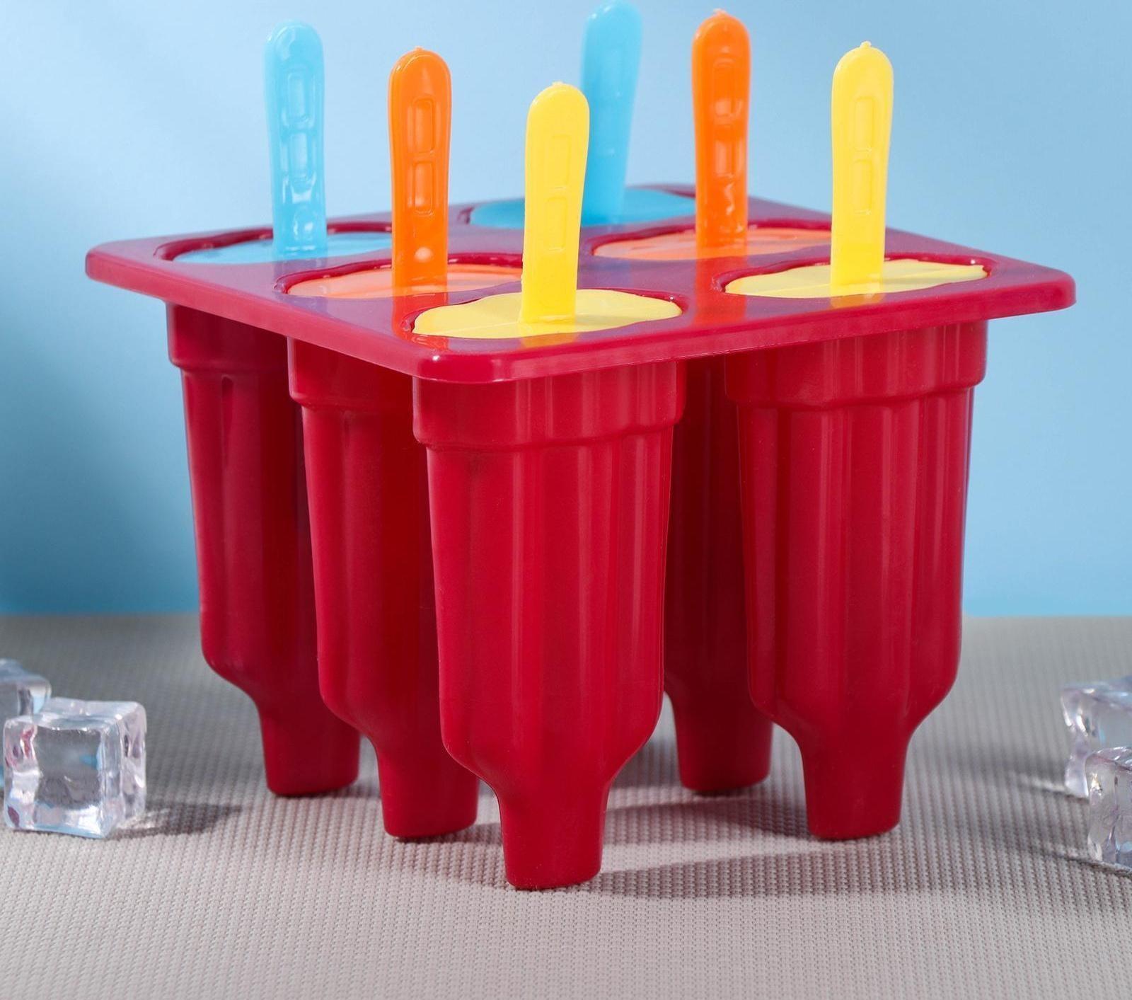 Форма для мороженого «Карусель», 6 ячеек, цвет МИКС