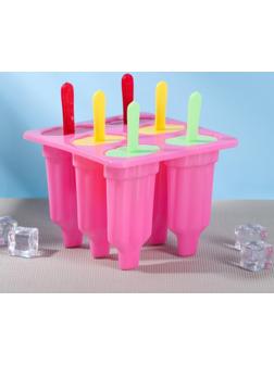 Форма для мороженого «Карусель», 6 ячеек, цвет МИКС