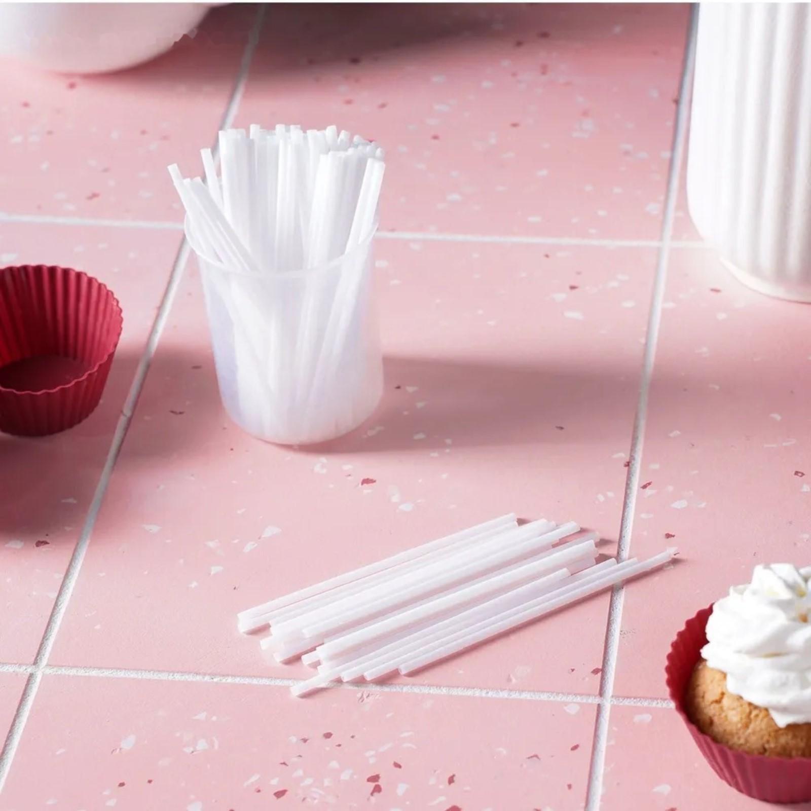 Набор палочек-дюбелей для кондитерских изделий Доляна, 80 шт, d=0,3 см, длина 10 см