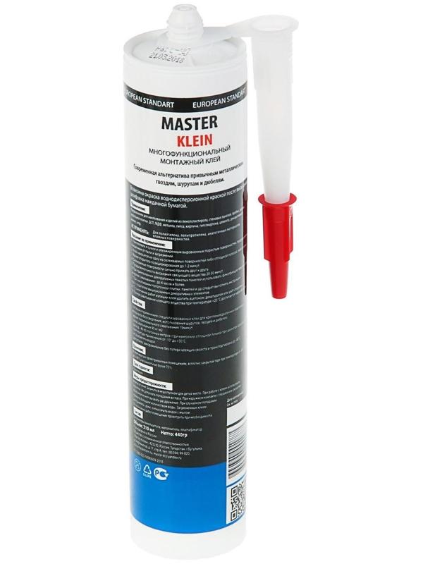 Жидкие гвозди Master Klein, универсальные, белые, 310 мл/440 г