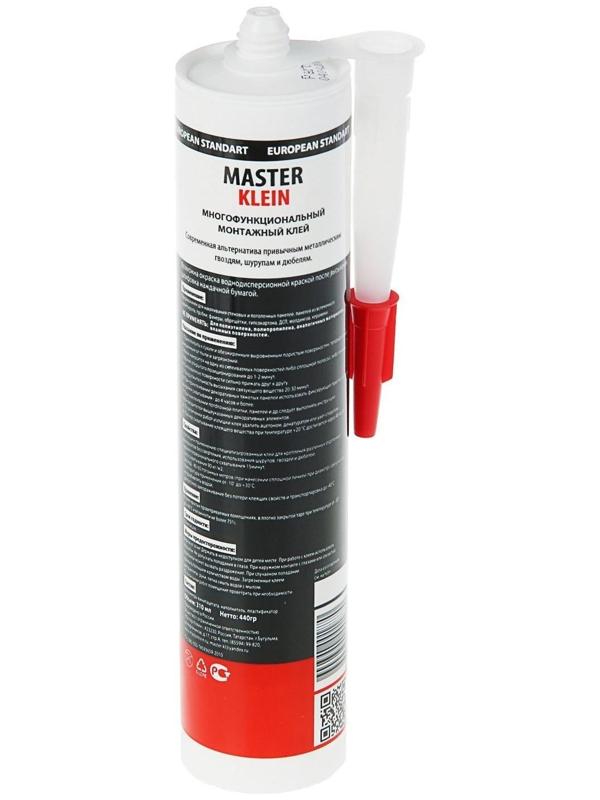 Жидкие гвозди Master Klein, особопрочные, для панелей, белые, 310 мл/440 г