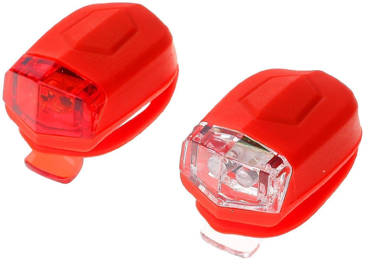 Комплект велосипедных фонарей Dream Bike, JY-267-D, 2 диода, 3 режима