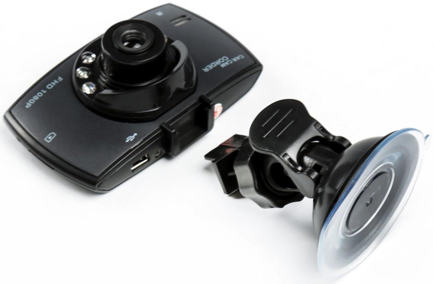 Видеорегистратор TORSO, 1080P, TFT 2.4, обзор 120°, черный