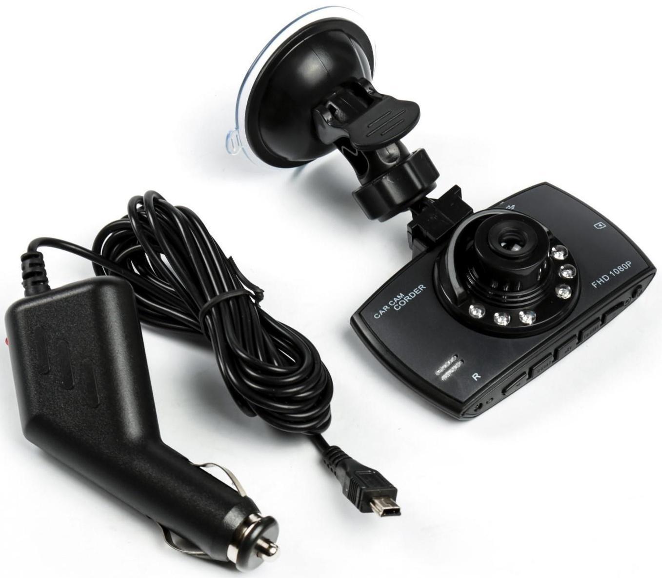 Видеорегистратор TORSO, 1080P, TFT 2.4, обзор 120°, черный