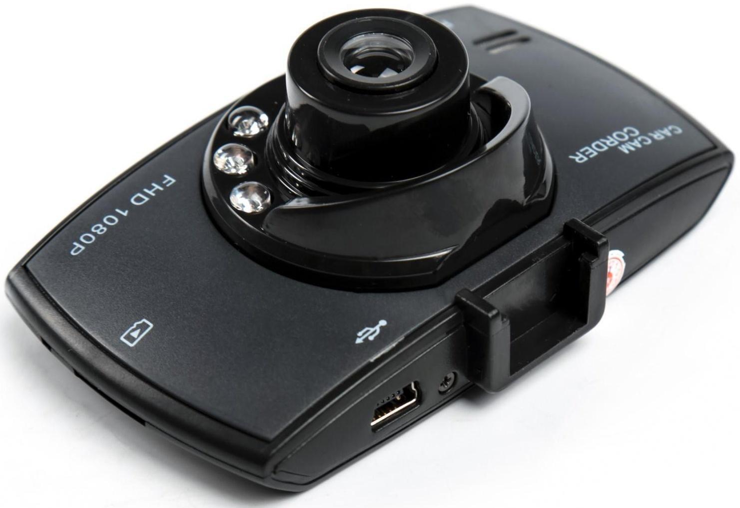 Видеорегистратор TORSO, 1080P, TFT 2.4, обзор 120°, черный