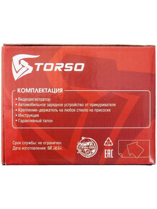 Видеорегистратор TORSO, 1080P, TFT 2.4, обзор 120°, черный