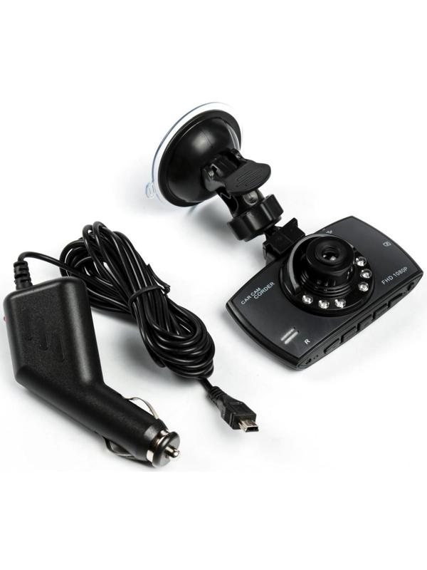 Видеорегистратор TORSO, 1080P, TFT 2.4, обзор 120°, черный