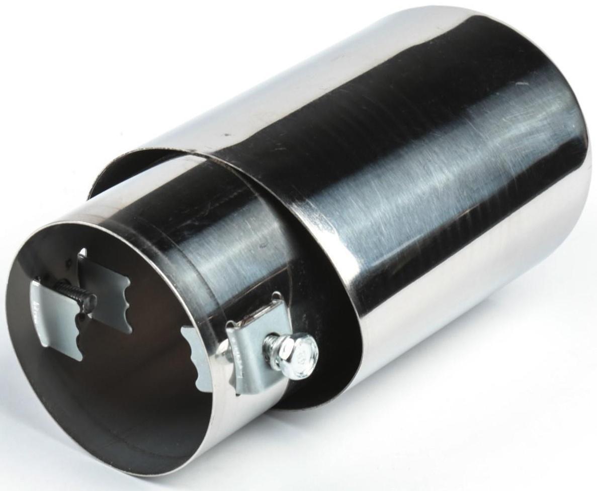 Насадка на глушитель скошенная 140×60 мм